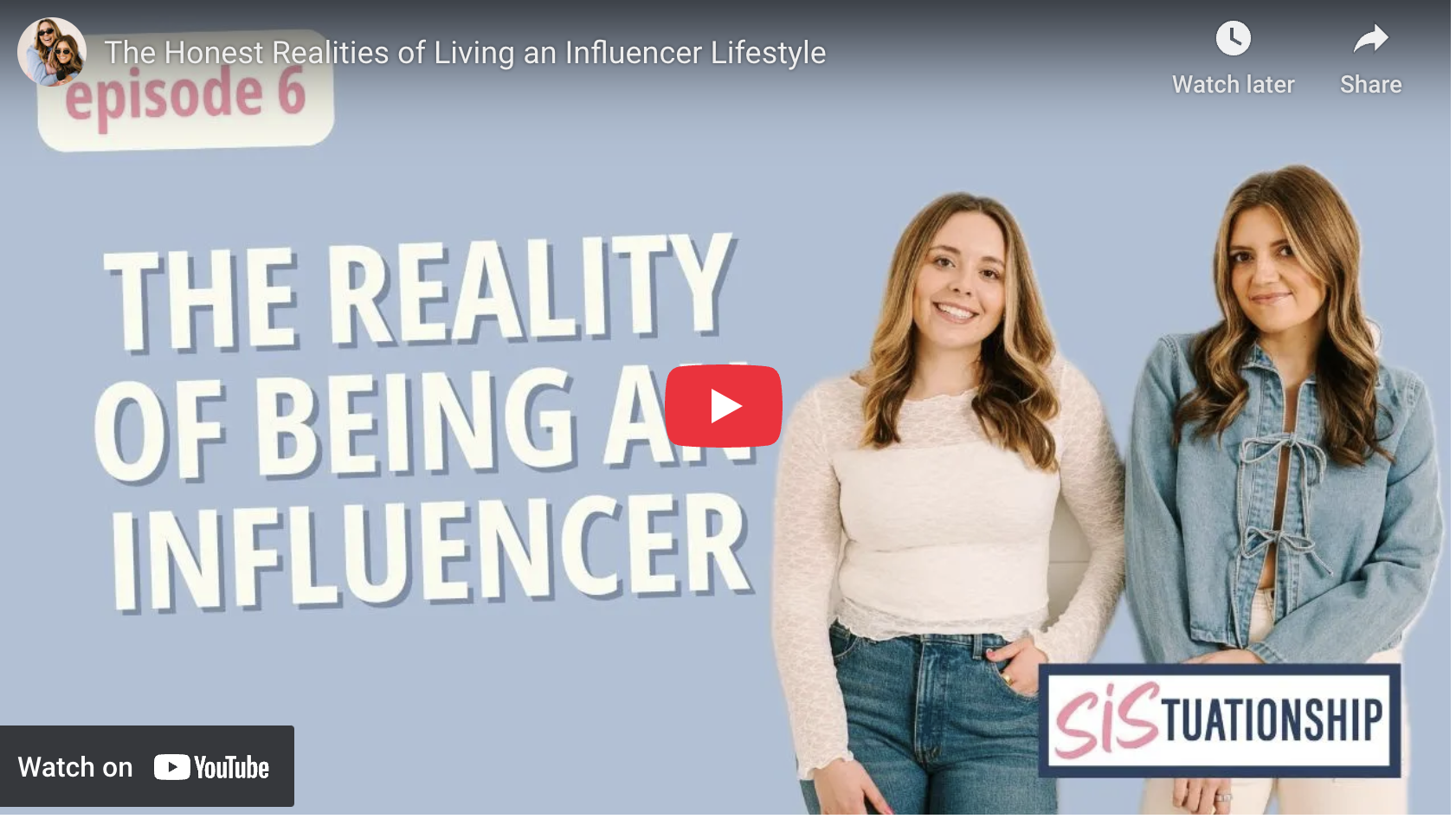 the reality of being an influencer